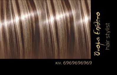 Επαγγελματικές κάρτες - Hair Stylist - Κωδικός:84169