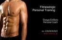 Επαγγελματική κάρτα για Personal TrainerΗ εξαιρετική αυτή επαγγελματική κάρτα για personal trainers συνδυάζει δυναμική αισθητική και λειτουργικότητα, αποτελώντας ιδανική επιλογή για επαγγελματίες του χώρου της υγείας και ευεξίας. Με ζωντανά χρώματα που ενισχύουν τη δυναμική των υπηρεσιών σας, η κάρτα αποπνέει επαγγελματισμό και αξιοπιστία.Η διάταξή της είναι προσεγμένη, με μια σύγχρονη γραμματοσειρά που εξασφαλίζει ευκολία ανάγνωσης και διασφαλίζει ότι τα στοιχεία σας ξεχωρίζουν. Τα background στοιχεία προσθέτουν ενδιαφέρον και δημιουργούν μία αίσθηση κίνησης που ταιριάζει απόλυτα με την φιλοσοφία του fitness.Το σχέδιο της κάρτας αντικατοπτρίζει την επαγγελματική στάθμη που προσφέρετε και ενδυναμώνει τη σχέση εμπιστοσύνης με τους πελάτες σας. Η ευχρησία της κάρτας επιτρέπει την εύκολη προσαρμογή στοιχείων όπως όνομα, τηλέφωνο και λογότυπο, κάνοντάς την ιδανική για την προσβασιμότητά σας.Μέσω αυτής της κάρτας, μπορείτε να προβλέψετε τις υπηρεσίες σας με στυλ, εντυπωσιάζοντας τους πελάτες σας και προβάλλοντας τη μοναδικότητα της επιχείρησής σας. Αυτή η επαγγελματική κάρτα δεν είναι απλώς μία οπτική ταυτότητα, αλλά ένα εργαλείο που βοηθάει τον επαγγελματία να ξεχωρίσει και να αφήσει θετική εντύπωση.Μπορείτε να κάνετε όποιες αλλαγές θέλετε μέσω του online σχεδιαστικού εργαλείου.