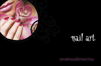 Επαγγελματική κάρτα για μανικιούρ - μακιγιάζ - αισθητικήΑυτές οι επαγγελματικές κάρτες έχουν σχεδιαστεί προσεκτικά για να αποπνέουν κομψότητα και επαγγελματισμό, ιδανικές για επαγγελματίες του χώρου της ομορφιάς. Με μια μοντέρνα διάταξη που συνδυάζει απαλά χρώματα και κομψές γραμματοσειρές, η κάρτα αποτυπώνει την αίσθηση της ποιότητας και της φινέτσας.Το φόντο της κάρτας μπορεί να παραπέμπει σε έννοιες όπως η φυσική ομορφιά και η φροντίδα, ενώ οι εικονίτσες που περιλαμβάνονται προσθέτουν μια δημιουργική αίσθηση. Η στοχοθετημένη επιλογή χρωμάτων συμβάλλει στην καθαρότητα του σχεδιασμού, κάνοντάς την ευχάριστη και εύκολη στην ανάγνωση.Η κάρτα αντανακλά έναν υψηλό βαθμό επαγγελματισμού και αξιοπιστίας, ιδιαίτερα σημαντικούς στον τομέα της αισθητικής και της ομορφιάς. Είναι ιδανική για ν'' αποτυπώνει τη φιλοσοφία και τις αξίες σας, κάνοντάς την εξαιρετική επιλογή για κάθε αισθητικό που επιθυμεί να ξεχωρίσει.Η προσαρμοστικότητα της κάρτας επιτρέπει την εύκολη προσθήκη του ονόματος, του τηλεφώνου και του λογότυπου σας, προσφέροντας ευχέρεια στη διαδικασία εκτύπωσης. Επιπλέον, οι εκτυπώσεις αυτές μπορείτε να τις χρησιμοποιήσετε για να προβάλουν τις πολυάριθμες υπηρεσίες ή προϊόντα που προσφέρετε στους πελάτες σας.Αυτή η κάρτα θα σας βοηθήσει να ξεχωρίσετε και να αφήσετε μια θετική εντύπωση στους πελάτες σας. Μπορείτε να κάνετε όποιες αλλαγές θέλετε μέσω του online σχεδιαστικού εργαλείου.