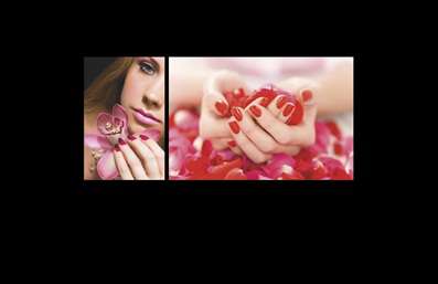 Επαγγελματική κάρτα για μανικιούρ-μακιγιάζ-αισθητικήΗ κάρτα αυτή σχεδιάστηκε με τέτοιο τρόπο ώστε να αποπνέει ένα κομψό και καλαίσθητο ύφος, ιδανικό για επαγγελματίες του χώρου της ομορφιάς. Με μία παλέτα χρωμάτων που συνδυάζει απαλά ροζ και χρυσές λεπτομέρειες, μεταφέρει άμεσα την αίσθηση της ποιότητας και της φινέτσας. Η προσεγμένη διάταξη των στοιχείων ενισχύει την καθαρότητα και την αναγνωσιμότητα των πληροφοριών, ενώ η χρήση μίας σύγχρονης γραμματοσειράς προσθέτει έναν μοντέρνο τόνο.Η κάρτα αντανακλά τον επαγγελματισμό και την αξιοπιστία του τομέα, με κάθε λεπτομέρεια να είναι επιλεγμένη με προσοχή. Η ευχάριστη αισθητική της και οι κομψές γραμμές δημιουργούν μια εντύπωση που θα αφήσει θετικές αναμνήσεις στους πελάτες, προτρέποντας τους να επιλέξουν τις υπηρεσίες σας.Η προσαρμοστικότητα της κάρτας είναι εξαιρετική, επιτρέποντας σας να προσθέσετε στοιχεία όπως το όνομα, το τηλέφωνο, το λογότυπο και άλλες πληροφορίες επικοινωνίας, κάνοντάς την ιδανική για κάθε επαγγελματία του τομέα. Επιπλέον, το σχέδιο μπορεί να προβάλει υπηρεσίες όπως μανικιούρ και μακιγιάζ, καθιστώντας την κάρτα εργαλείο προώθησης των ειδικών σας δεξιοτήτων.Η επαγγελματική αυτή κάρτα έχει σχεδιαστεί για να σας διαφοροποιήσει και να σας βοηθήσει να αφήσετε θετική εντύπωση στους πελάτες σας. Μπορείτε να κάνετε όποιες αλλαγές θέλετε μέσω του online σχεδιαστικού εργαλείου.