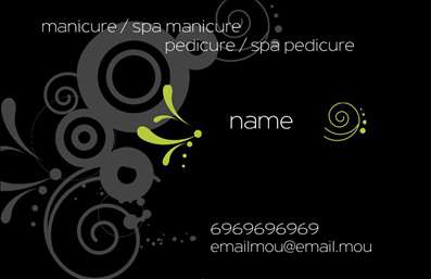 Επαγγελματική κάρτα για μανικιούρ, μακιγιάζ και αισθητικήΑυτή η επαγγελματική κάρτα εξειδικεύεται για επαγγελματίες στον τομέα του μανικιούρ, μακιγιάζ και αισθητικής, προσφέροντας μια εντυπωσιακή αισθητική που κλέβει την προσοχή. Με μια κομψή διάταξη και αρμονικά συνδυασμένα χρώματα, η κάρτα αναδεικνύει την τέχνη και την επιμέλεια που απαιτούν οι υπηρεσίες σας. Χρησιμοποιώντας απαλή παλέτα χρωμάτων που παραπέμπει σε ομορφιά και χαλάρωση, η κάρτα διακρίνεται για τη μοντέρνα γραμματοσειρά της που συνδυάζει την ευκολία ανάγνωσης με την κομψότητα.Το σχέδιο αντανακλά τον επαγγελματισμό και την αξιοπιστία του επαγγέλματος, βοηθώντας σας να αποτυπώσετε την καλύτερη εικόνα στους πελάτες σας. Η δυνατότητα προσαρμογής της κάρτας όπως το όνομα, το τηλέφωνο και το λογότυπο σας, επιτρέπει στους επαγγελματίες να δημιουργήσουν ένα προσωπικό στίγμα που θα τους ξεχωρίζει από τον ανταγωνισμό.Μέσω αυτής της επαγγελματικής κάρτας, μπορείτε επίσης να προβάλετε τις υπηρεσίες ή τα προϊόντα σας αποτελεσματικά, δίνοντας έμφαση στις ειδικότητές σας στο μανικιούρ και το μακιγιάζ. Η λεπτομερής σχεδίαση θα μαγνητίσει τα βλέμματα, διασφαλίζοντας ότι θα αφήσετε μια θετική και διαρκή εντύπωση στους πελάτες σας.Μπορείτε να κάνετε όποιες αλλαγές θέλετε μέσω του online σχεδιαστικού εργαλείου.