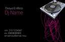 Επαγγελματική κάρτα για DJ: Αυτή η εντυπωσιακή επαγγελματική κάρτα έχει σχεδιαστεί για να αντικατοπτρίζει τη μοναδική προσωπικότητα και τον επαγγελματισμό κάθε DJ. Με μοντέρνα γραφιστικά στοιχεία σε ζωντανά χρώματα, η κάρτα θα κλέψει σίγουρα την παράσταση.Ο συνολικός σχεδιασμός περιλαμβάνει έντονα και μαύρα χρώματα, συνδυασμένα με μια κομψή διάταξη που προσφέρει ισορροπία και καθαρότητα. Οι γραμματοσειρές είναι  επιλεγμένες προσεκτικά για να προσδώσουν ρυθμό και ενέργεια, ιδανικές για επαγγελματίες της μουσικής. Το background απεικονίζει στοιχεία που σχετίζονται με τη μουσική, όπως νότες και ηχεία, προσθέτοντας μια δημιουργική διάσταση στο σχέδιο.Η κάρτα αντανακλά τον επαγγελματικό χαρακτήρα και την αξιοπιστία του DJ, προβάλλοντας τη μουσική του ταυτότητα με δυναμικό τρόπο. Είναι ιδανική για παραστάσεις, εκδηλώσεις και σαν μέσον δικτύωσης, διασφαλίζοντας ότι οι πελάτες θα θυμούνται την επαφή.Αυτή η επαγγελματική κάρτα είναι ευέλικτη και μπορεί να προσαρμοστεί εύκολα με στοιχεία όπως το όνομα, τηλέφωνο και λογότυπο, προσφέροντας τη δυνατότητα για μία πιο προσωπική πινελιά. Ιδανική για να προβάλει τις υπηρεσίες σας, είτε πρόκειται για djing σε εκδηλώσεις είτε για παραγωγή μουσικής.Μην χάνετε την ευκαιρία να ξεχωρίσετε με αυτήν την κάρτα που αφήνει θετική εντύπωση και αναδεικνύει τη δημιουργικότητά σας. Μπορείτε να κάνετε όποιες αλλαγές θέλετε μέσω του online σχεδιαστικού εργαλείου.