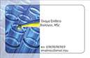 Επαγγελματική κάρτα για βιοχημικούς: Αναδείξτε την επαγγελματική σας ταυτότητα με αυτήν την κομψή και μοναδικής αισθητικής επαγγελματική κάρτα. Το σχέδιο της κάρτας συνδυάζει λεπτομέρεια και εκλεπτυσμένη απλότητα, με μια κομψή παλέτα χρωμάτων που περιλαμβάνει αποχρώσεις του πράσινου και του μπλε, ιδανικές για το τομέα της βιοχημείας. Η διάταξη είναι προσεκτικά οργανωμένη, προσφέροντας μίνιμαλ γραμματοσειρές που επικεντρώνονται στη σαφήνεια των πληροφοριών και τη συνολική αρμονία της κάρτας.  Το σχέδιο αυτό αναδεικνύει τον επαγγελματισμό και την αξιοπιστία σας ως βιοχημικός, εξασφαλίζοντας ότι οι πελάτες και συνεργάτες σας θα σας θυμούνται. Η ευχρηστία της κάρτας επιτρέπει την εύκολη προσθήκη προσωπικών στοιχείων όπως όνομα, τηλέφωνο, λογότυπο και άλλες πληροφορίες επικοινωνίας.  Είτε χρειάζεστε να προβάλτε τις υπηρεσίες σας είτε να τονίσετε τους τομείς εξειδίκευσης, αυτή η κάρτα παρέχει έναν εξαιρετικό καμβά για να αναδείξετε τα προϊόντα ή τις υπηρεσίες σας. Καθώς η αγορά γίνεται ολοένα και πιο ανταγωνιστική, η σωστή επαγγελματική κάρτα είναι το κλειδί για να ξεχωρίσετε και να αφήσετε θετική εντύπωση.  Μπορείτε να κάνετε όποιες αλλαγές θέλετε μέσω του online σχεδιαστικού εργαλείου.