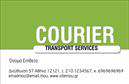 Επαγγελματικές κάρτες - Courier - Κωδικός:93199